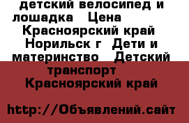 детский велосипед и лошадка › Цена ­ 3 000 - Красноярский край, Норильск г. Дети и материнство » Детский транспорт   . Красноярский край